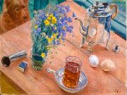 Kuzma Sergeevich Petrov-Vodkin Morning Still-Life Sweden oil painting artist